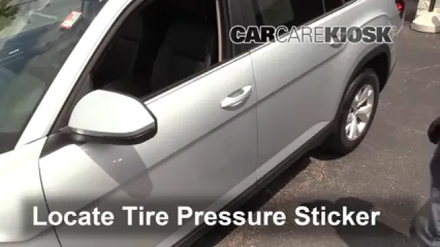 2018 Volkswagen Atlas SE 3.6L V6 Pneus et roues Vérifier la pression des pneus